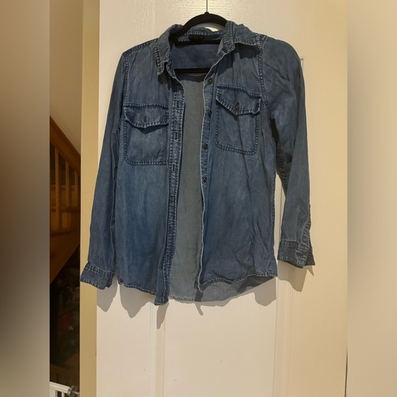 Club Monaco Demin Button Up - Picture 1 of 3